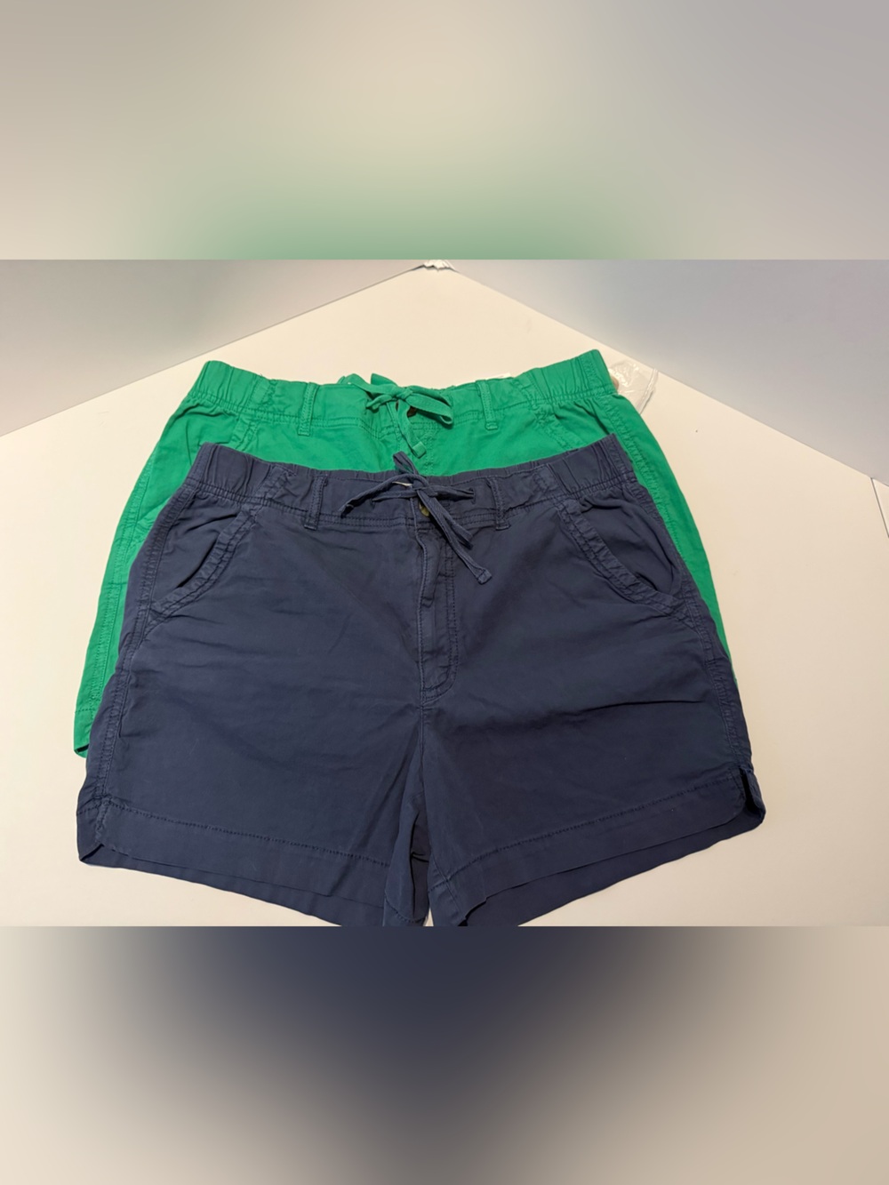 Women’s Sonoma Bundle Green/Navy Mid Rise Shorts-LG